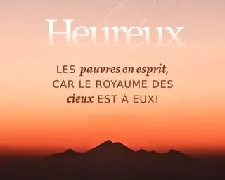 Heureux les pauvres